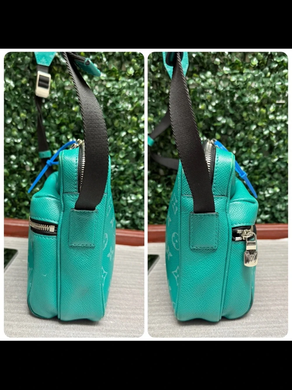 Louis Vuitton Vert Monogram Taigarama Outdoor Messenger Bag